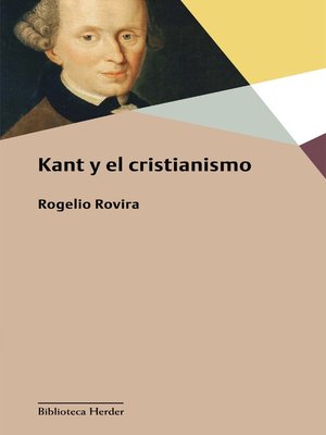 cover image of Kant y el cristianismo